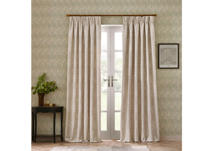 Marigold Pencil Pleat, Stone - Ready Made Curtains - Image 7